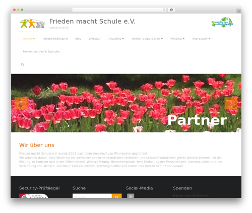 WP theme Ample Pro - friedenmachtschule.de