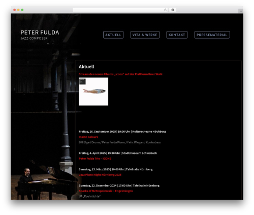 PeterFulda WordPress theme - peter-fulda.com