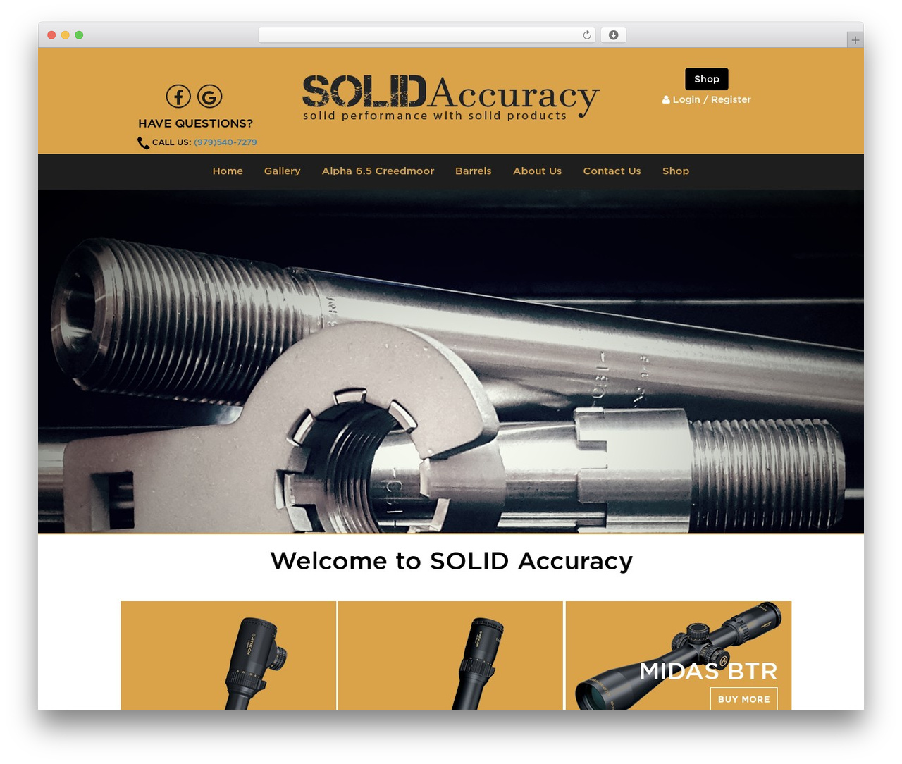 Solid Accuracy WordPress theme - solidaccuracy.com
