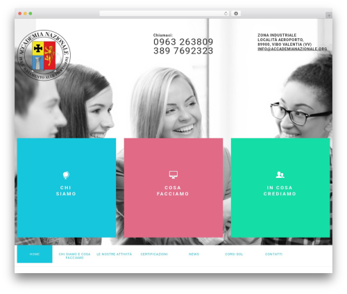 WordPress theme cherry - accademianazionale.org