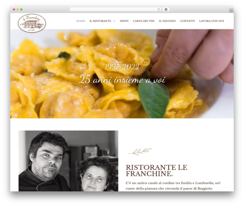 WordPress theme GeneratePress - ristorantelefranchine.it