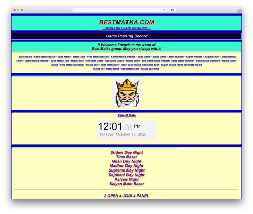 WordPress theme QuickPic - bestmatka.com