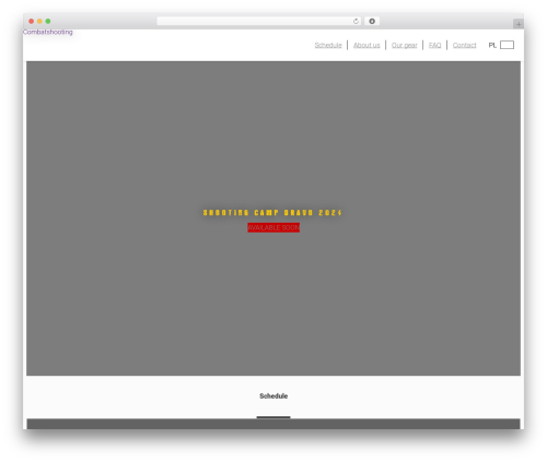 WordPress theme Tiro - combatshooting.eu