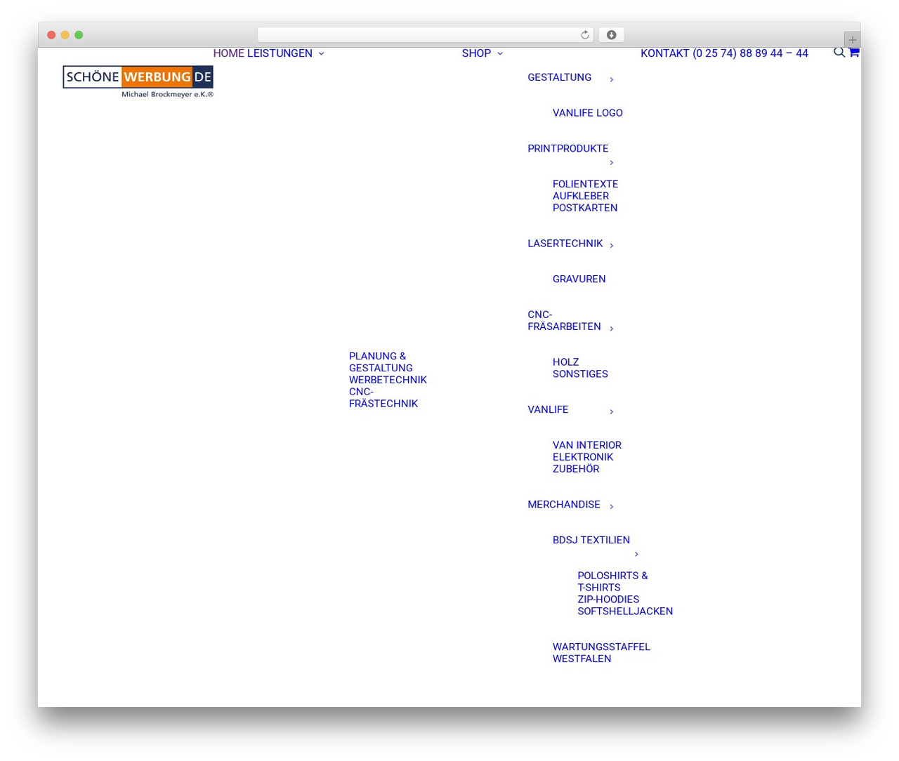 WordPress theme Uncode - schoenewerbung.de
