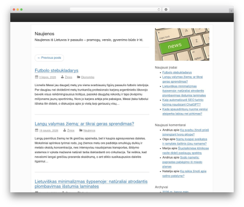 activetab WordPress theme - atn.lt