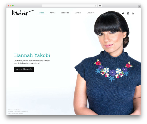 Modulus Framework theme WordPress - hannahyakobi.com