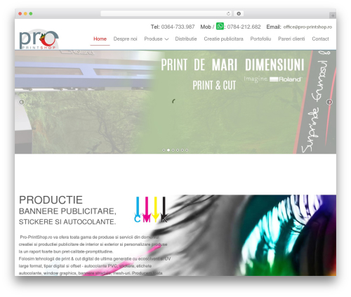 Simple scroll top wp WordPress plugin - pro-printshop.ro