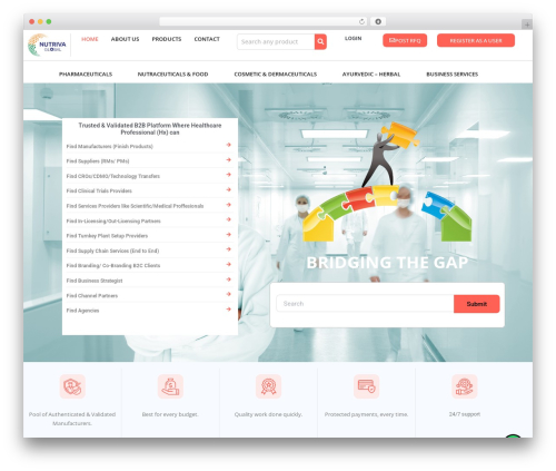 Sinatra WordPress theme download - nutrivaglobal.com