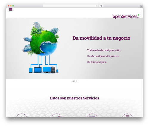 Themify Simple WordPress theme - openservices.eus