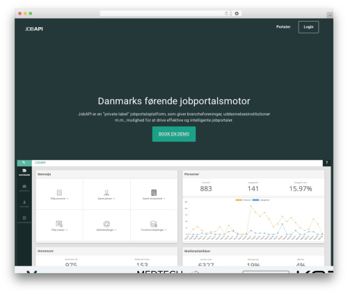 Website WordPress theme - cyjobapi.com