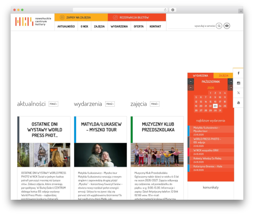 WordPress theme NCKtheme - nck.krakow.pl