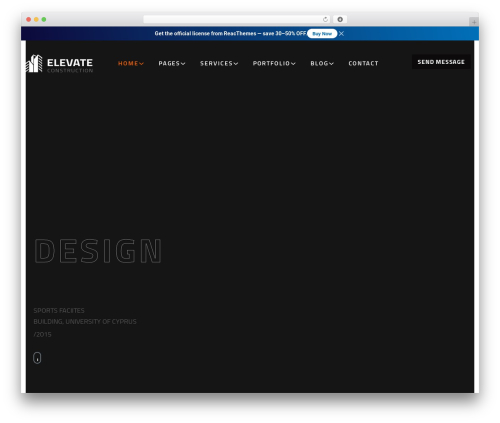 WordPress website theme Elevate - reactheme.com/products/wordpress/elevate/renovation