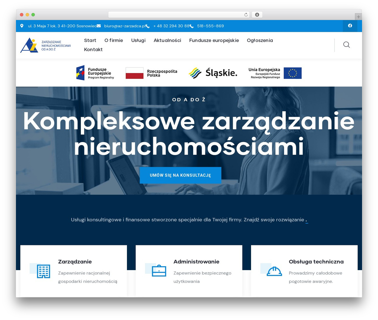 Conult theme WordPress - az-zarzadca.pl