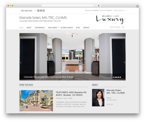 Phoenix WordPress theme - solariproperties.com