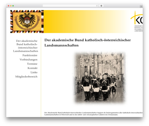 Tabula Rosa theme WordPress - koel.at