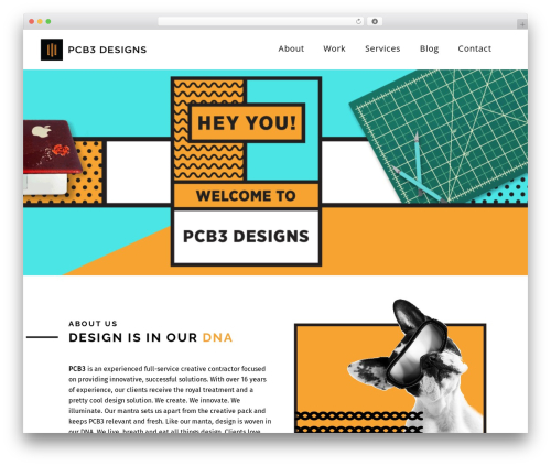 Wolfe theme WordPress - pcb3designs.com