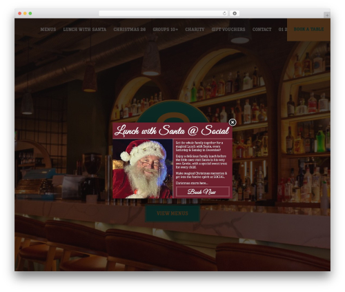 wp-bootstrap theme WordPress - socialbarandrestaurant.ie