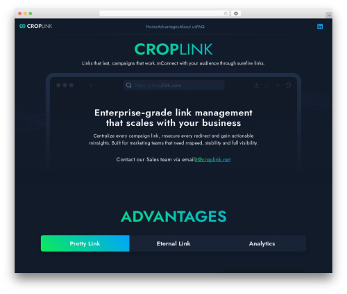 wp-theme top WordPress theme - croplink.net