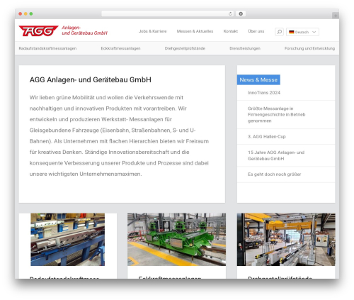 AGG WordPress theme - aggnet.de