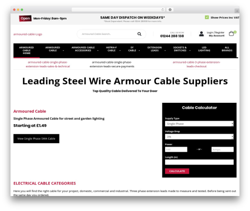 Woocommerce product feeds WordPress plugin - armouredcable.net