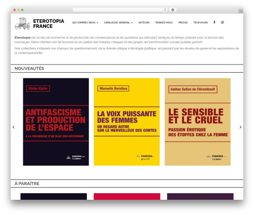 Destin Basic free WordPress theme - eterotopiafrance.com