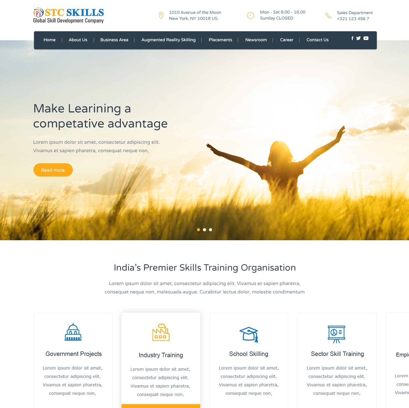stc Theme WordPress theme by Acodez