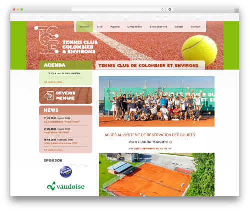 Events manager extended WordPress plugin - tc-colombier.ch