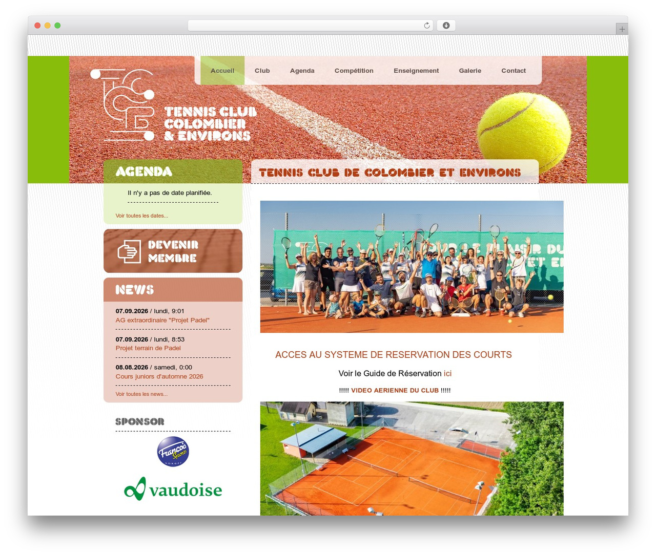 TCCE WordPress theme - tc-colombier.ch