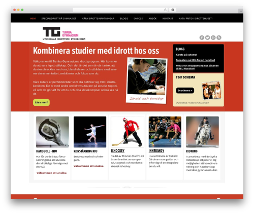 WordPress theme Comigo - tgidrott.se