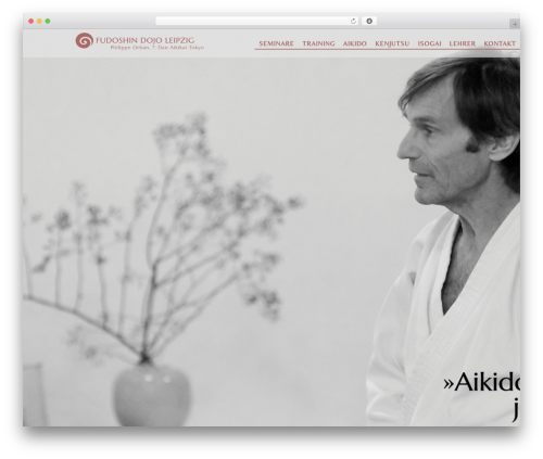 WP Devs WordPress website theme - fudoshin.de