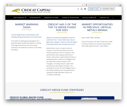 X WordPress theme - crescat.capital