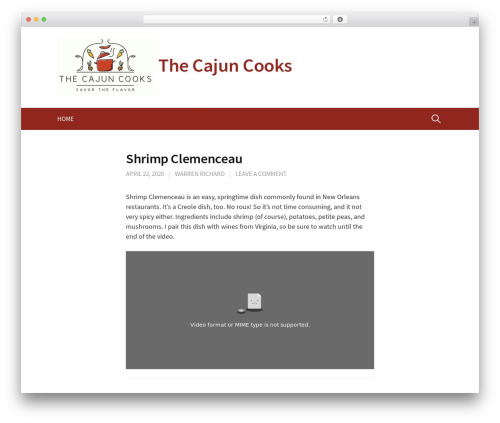 First theme WordPress - thecajuncooks.com First theme WordPress - thecajuncooks.com