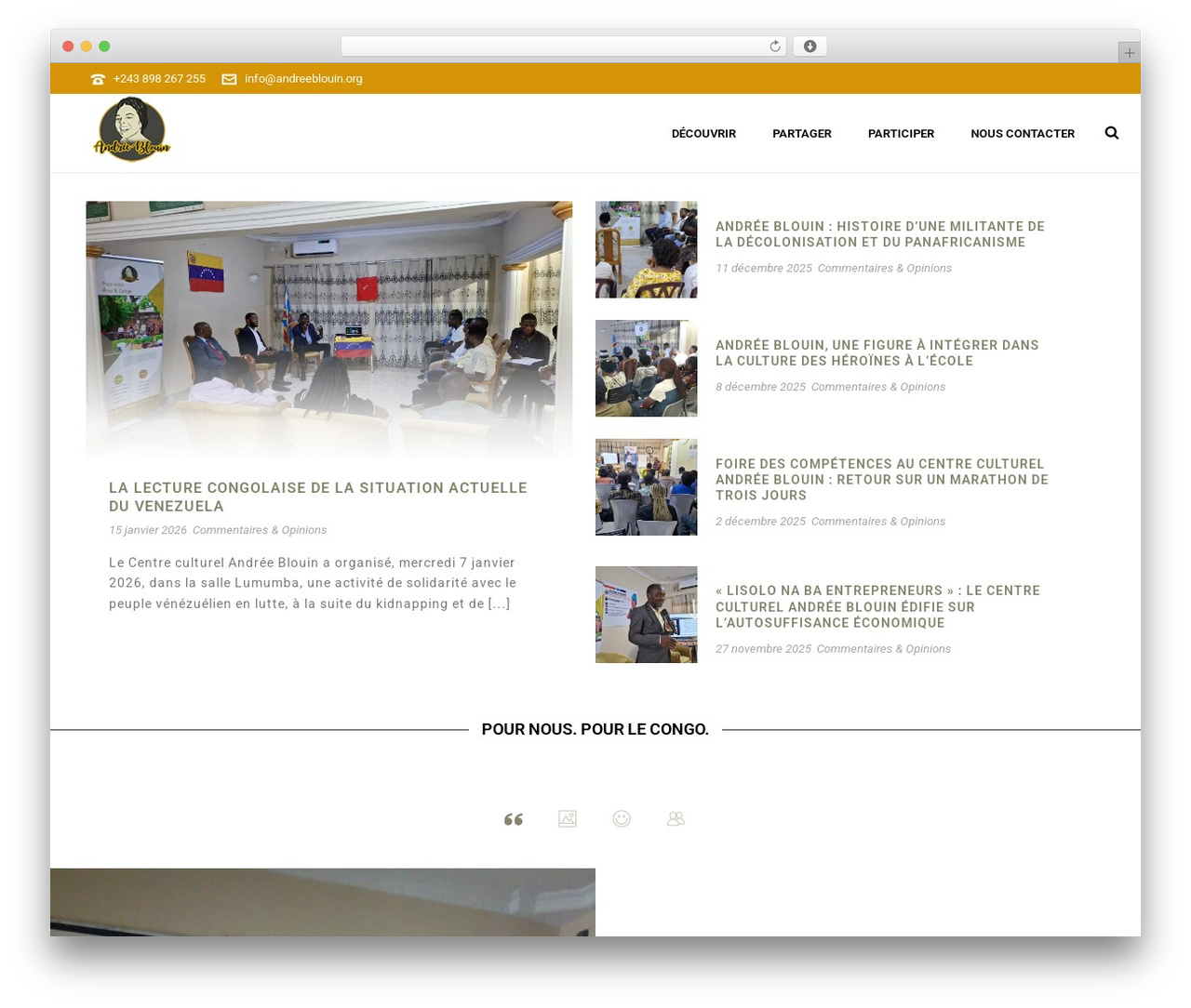 Jupiter WordPress theme - andreeblouin.org