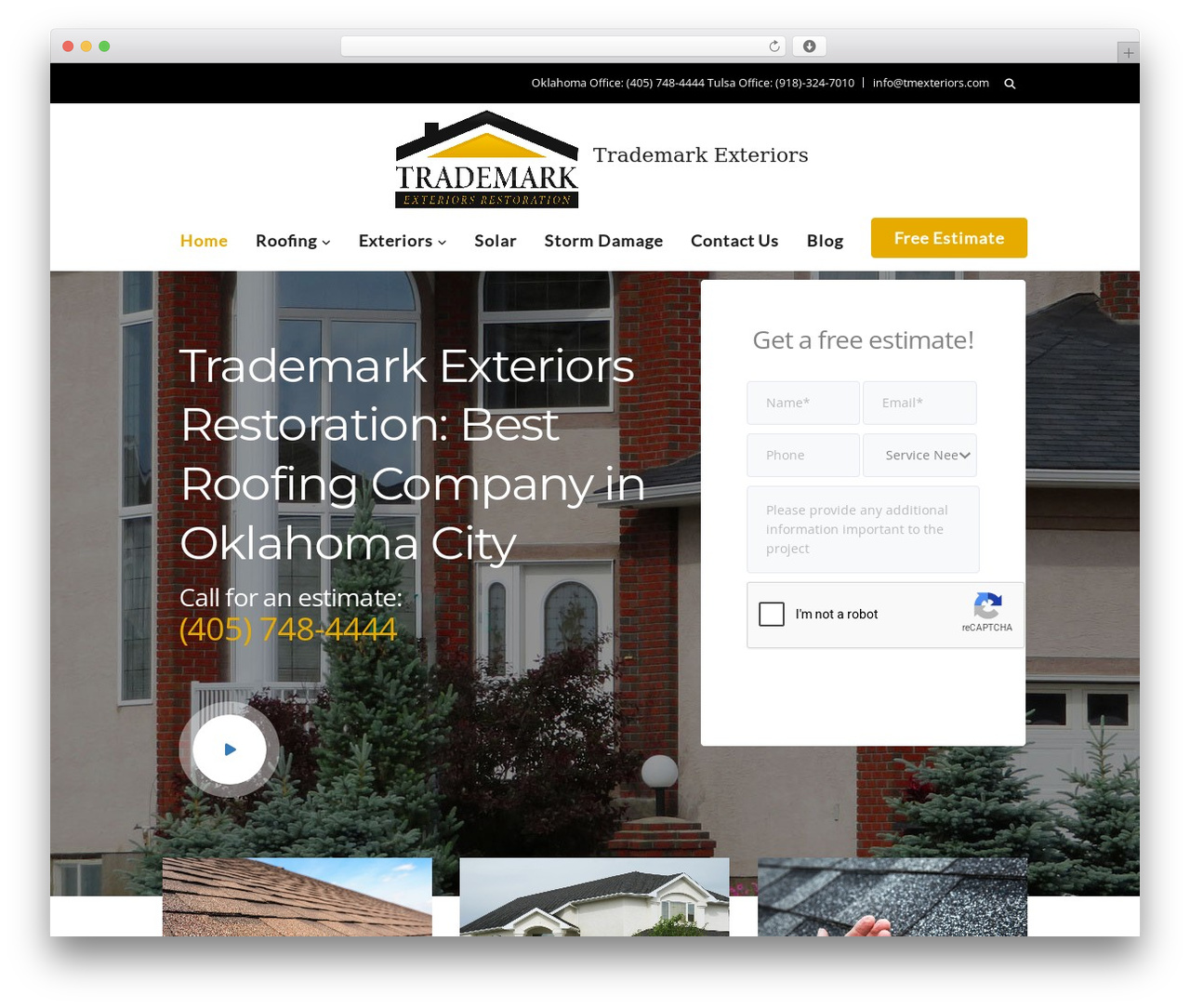 LeadEngine WordPress theme - tmexteriors.com LeadEngine WordPress theme - tmexteriors.com