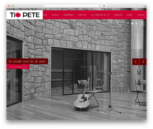 Muse WordPress theme - tiopete.com