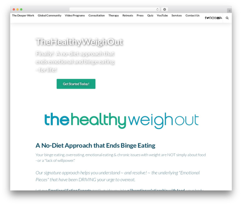 PageLines Framework theme WordPress - thehealthyweighout.com