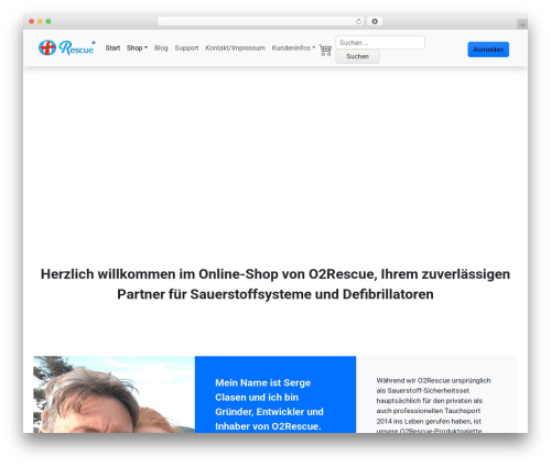 PicoStrap5 Child Base WP theme - o2rescue.lu