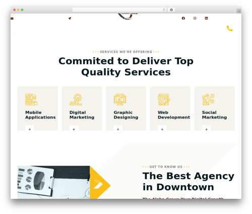 Pitoon WordPress theme - tagthealphagroup.com