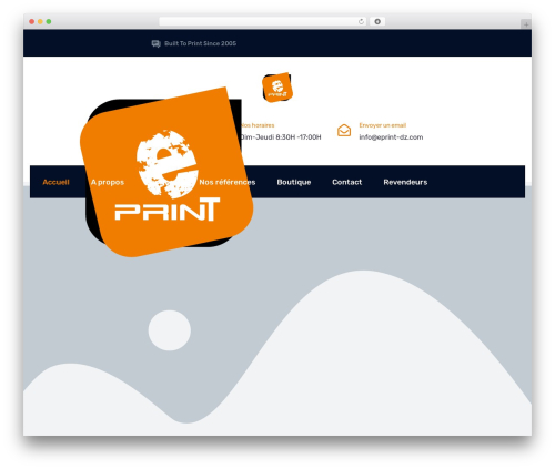Printify WordPress theme - eprint-dz.com