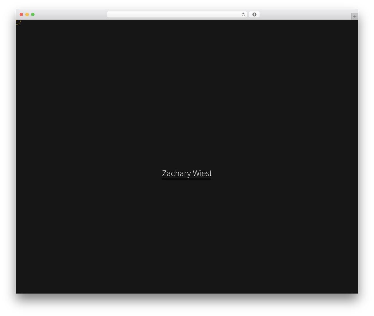 Reframe WordPress theme - zachwiest.com
