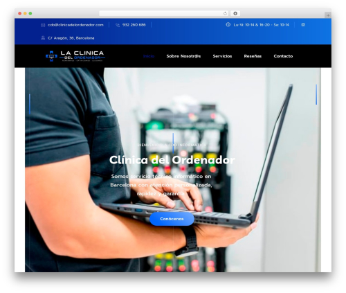 Theme WordPress Braintech - clinicadelordenador.com
