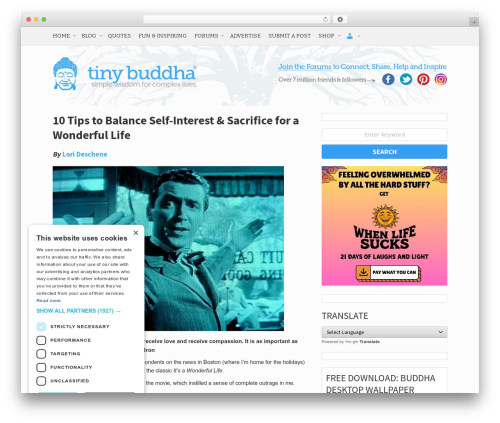 Nelio Popups (nelio-popups) free WordPress plugin - tinybuddha.com/blog/10-tips-balance-self-interest-and-sacrifice-for-a-wonderful-life