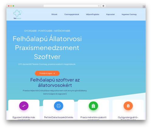WordPress theme CodBe - vetassist.hu