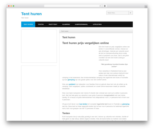 WordPress theme Yume - tenthuren.org