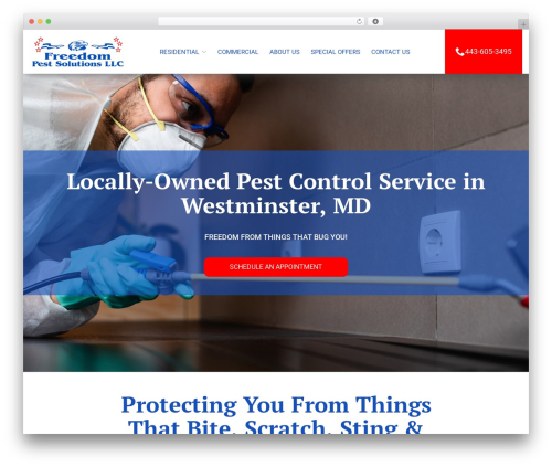 WP theme Reach Local - freedompestsolutions.net
