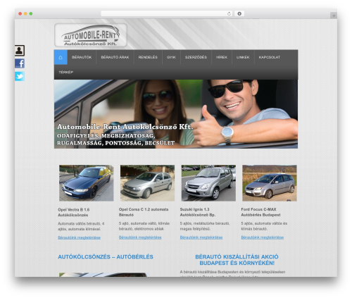 Arscode social slider v3.3.1 WordPress plugin - automobile-rent.hu