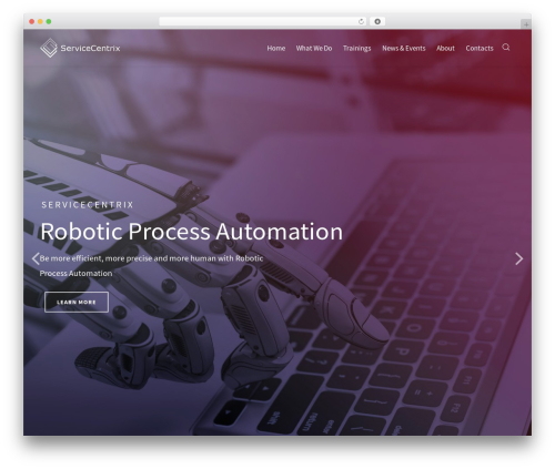 Engage WordPress theme - servicecentrix.com