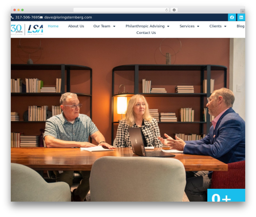 Hello Elementor WordPress theme - loringsternberg.com
