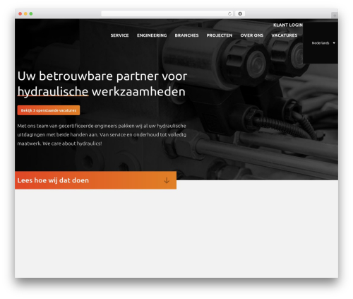 Website theme WordPress - hydrocare.com