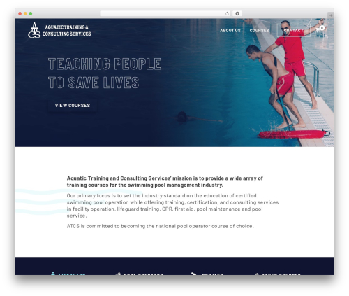 WordPress theme apache - aquatictrainingservice.com